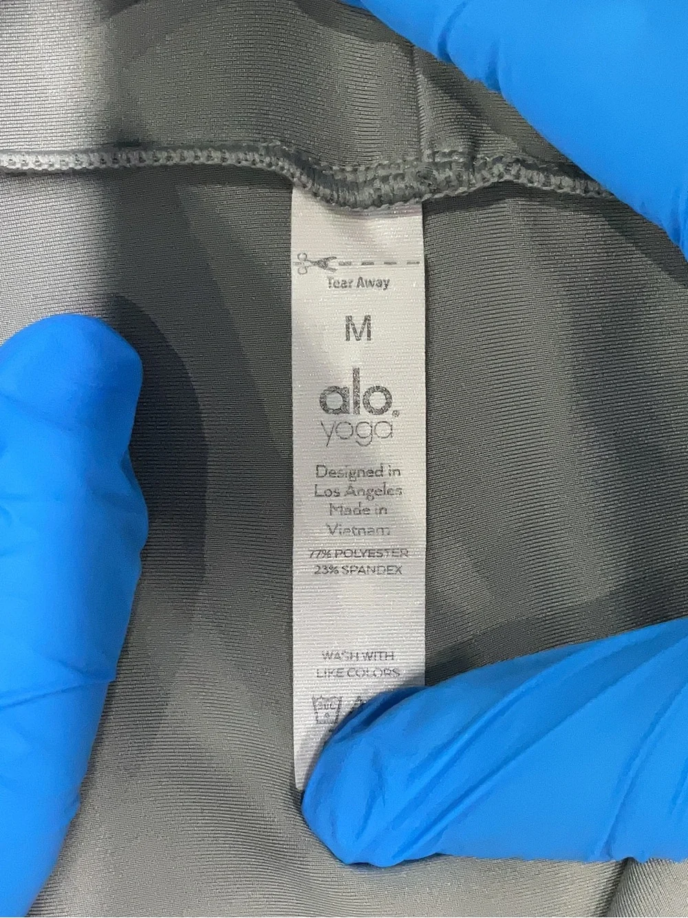 ALO Yoga High Waist Leggings Gray Taupe Size M